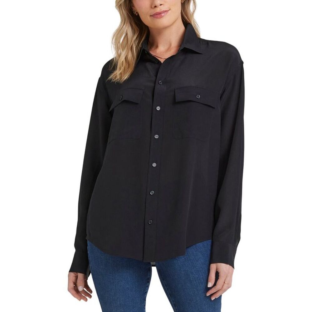 Nydj Womens  Lauren Silk Blouse